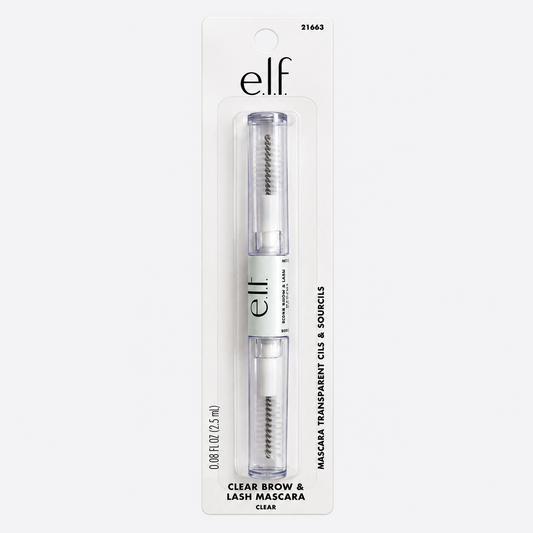 e.l.f. Clear Brow & Lash Mascara  Gel para Cejas y Pestañas Transparente