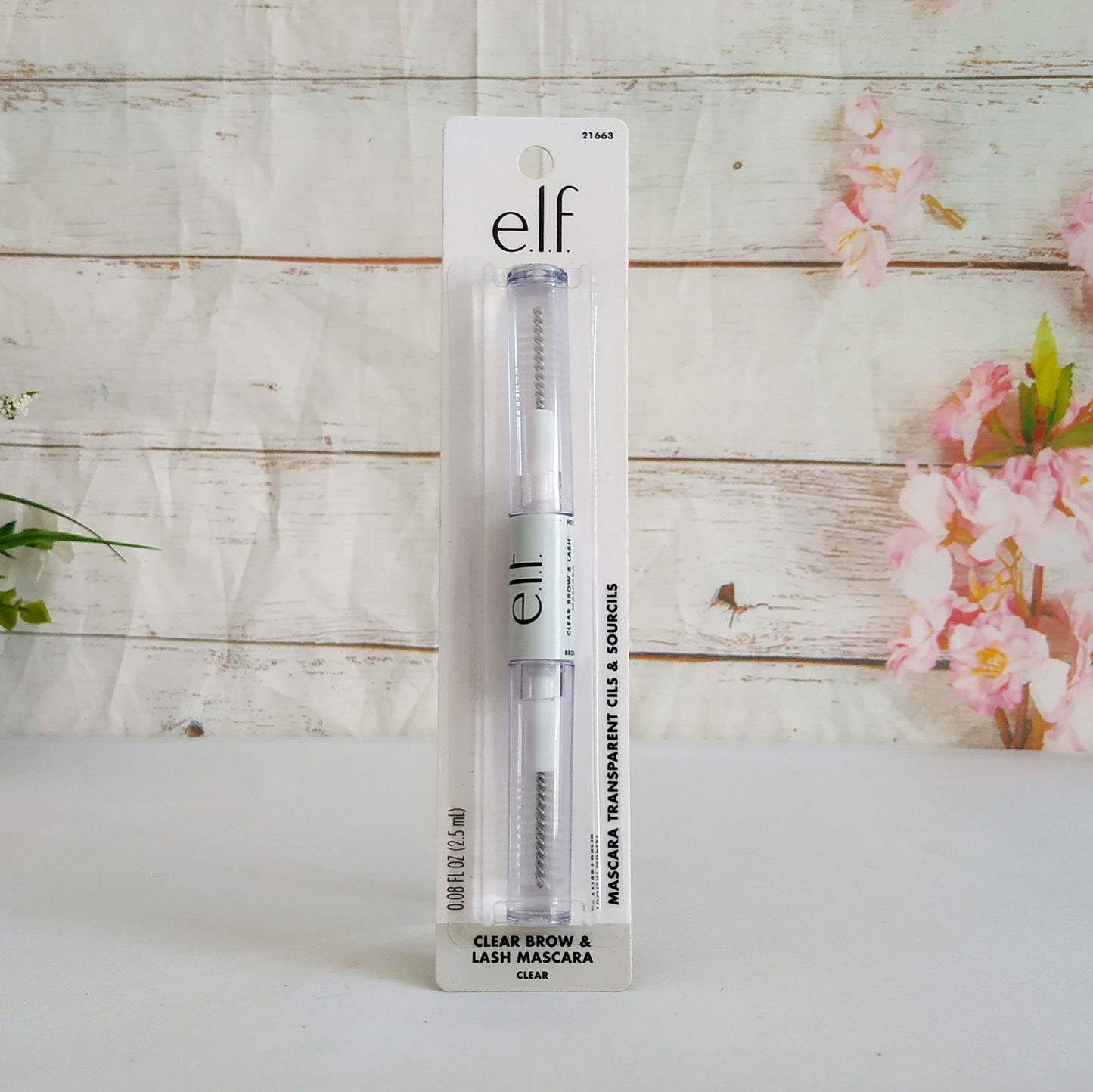 e.l.f. Clear Brow & Lash Mascara  Gel para Cejas y Pestañas Transparente
