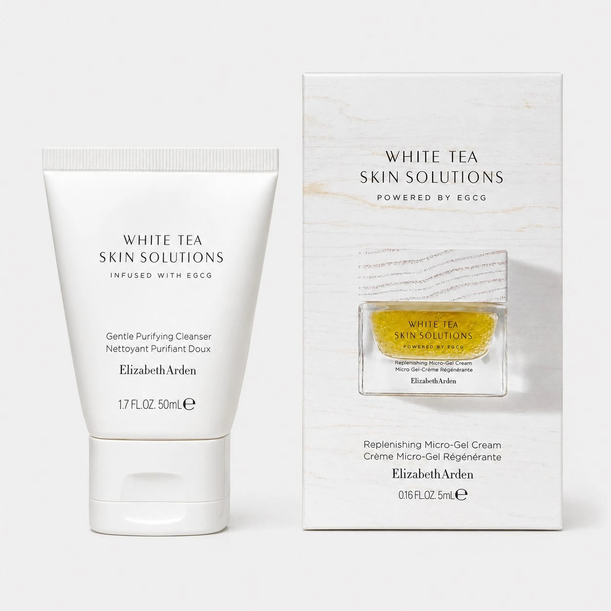 Elizabeth Arden White Tea Skin Solutions - Limpiador Facial y Crema Hidratante