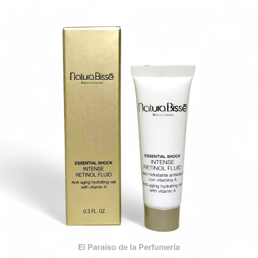 Essential Shock - Intense Retinol Fluid - Velo hidratante antiedad con vitamina A - Crema facial