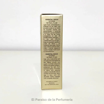 Essential Shock - Intense Retinol Fluid - Velo hidratante antiedad con vitamina A - Crema facial