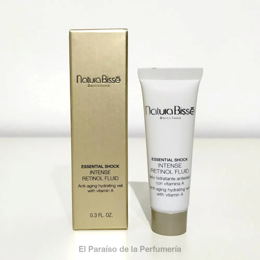 Essential Shock - Intense Retinol Fluid - Velo hidratante antiedad con vitamina A - Crema facial