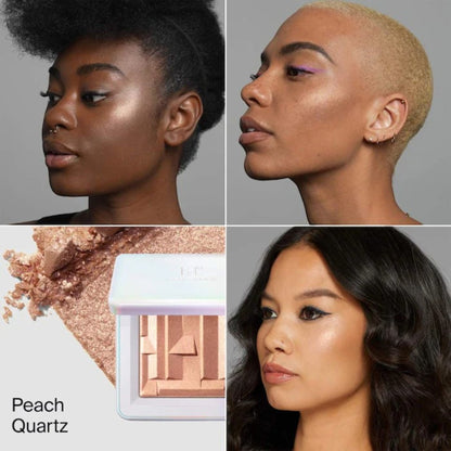 Bio-Radiant Gel-Powder Highlighter with Fermented Arnica | Peach Quartz