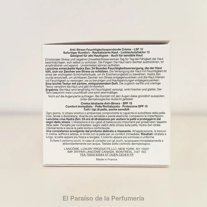 Hydra Zen Anti-Stress Moisturising Cream SPF15 - Crema Calmante e Hidratante (SIN PRECINTO EXTERIOR) Crema facial