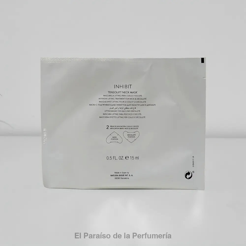 Inhibit Tensolift Neck Mask - Máscarilla Lifting Intensiva Cuello y Escote - mascarilla facial
