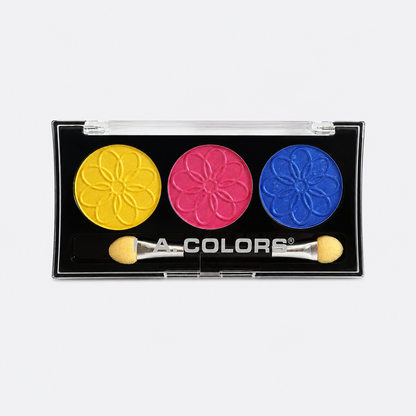 L.A Colors 3 Colours Eyeshadow Palette - Peony