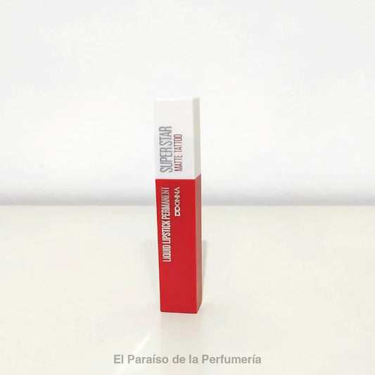 Labial Líquido Mate Permanente Nº 4 - Larga Duración Alta Pigmentación - Barra de labios