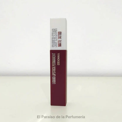 Labial Líquido Mate Permanente Nº 6 - Larga Duración Alta Pigmentación - Barra de labios