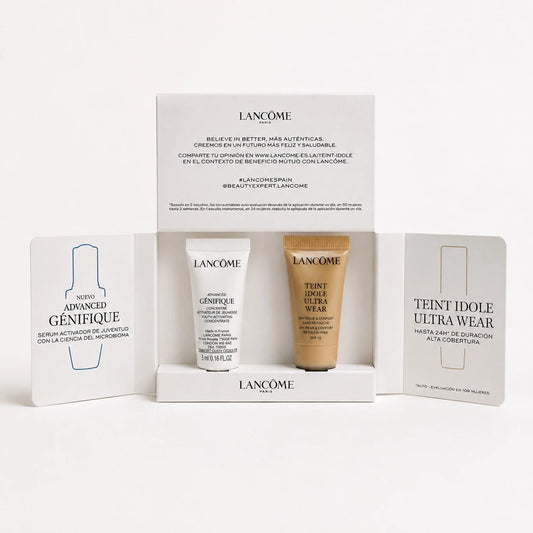 Lancome Pack Teint Idole Ultrawear - Maquillaje y Serum facial