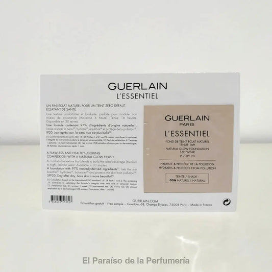 L’Essentiel- Fond de Teint Eclat Naturel SFP20 - 03N Naturel - Base de Maquillaje - base de maquillaje