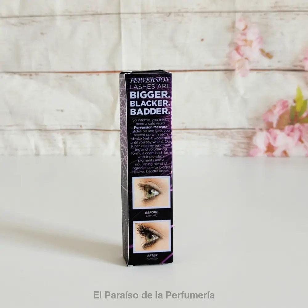 Máscara de Pestañas Perversion: Volumen Intenso y Color Ultra Negro - Mascara de pestañas