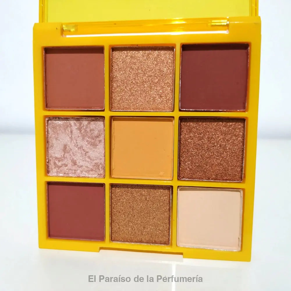 Paleta de Sombras de Ojos Toffee Brown: 9 Tonos Cálidos y Versátiles - Sombra de ojos