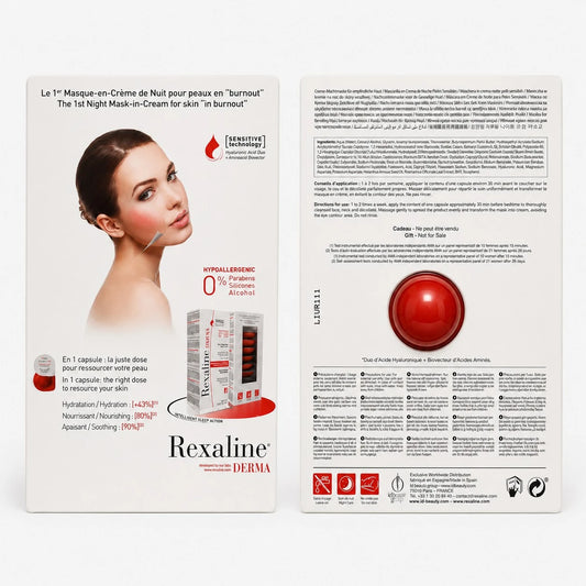 REXALINE Derma Masque en Creme de Nuit 1 Cápsula