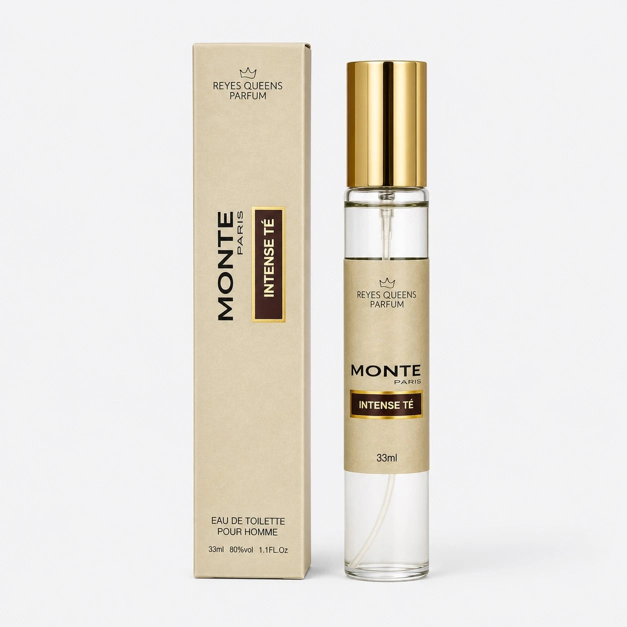 REYES QUEENS PARFUM Monte Paris Intense Eau de Toilette For Men 33 ml