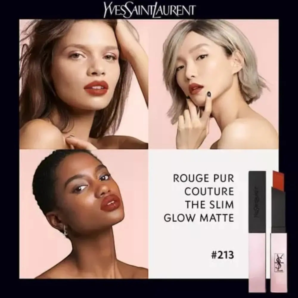 Rouge Pur Couture The Slim Glow Matte - 213 No Taboo Chili - Barra de Labios - Barra de labios