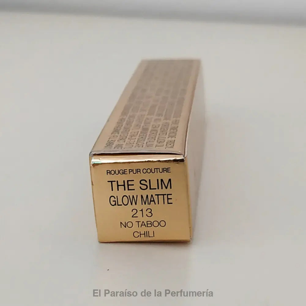 Rouge Pur Couture The Slim Glow Matte - 213 No Taboo Chili - Barra de Labios - Barra de labios