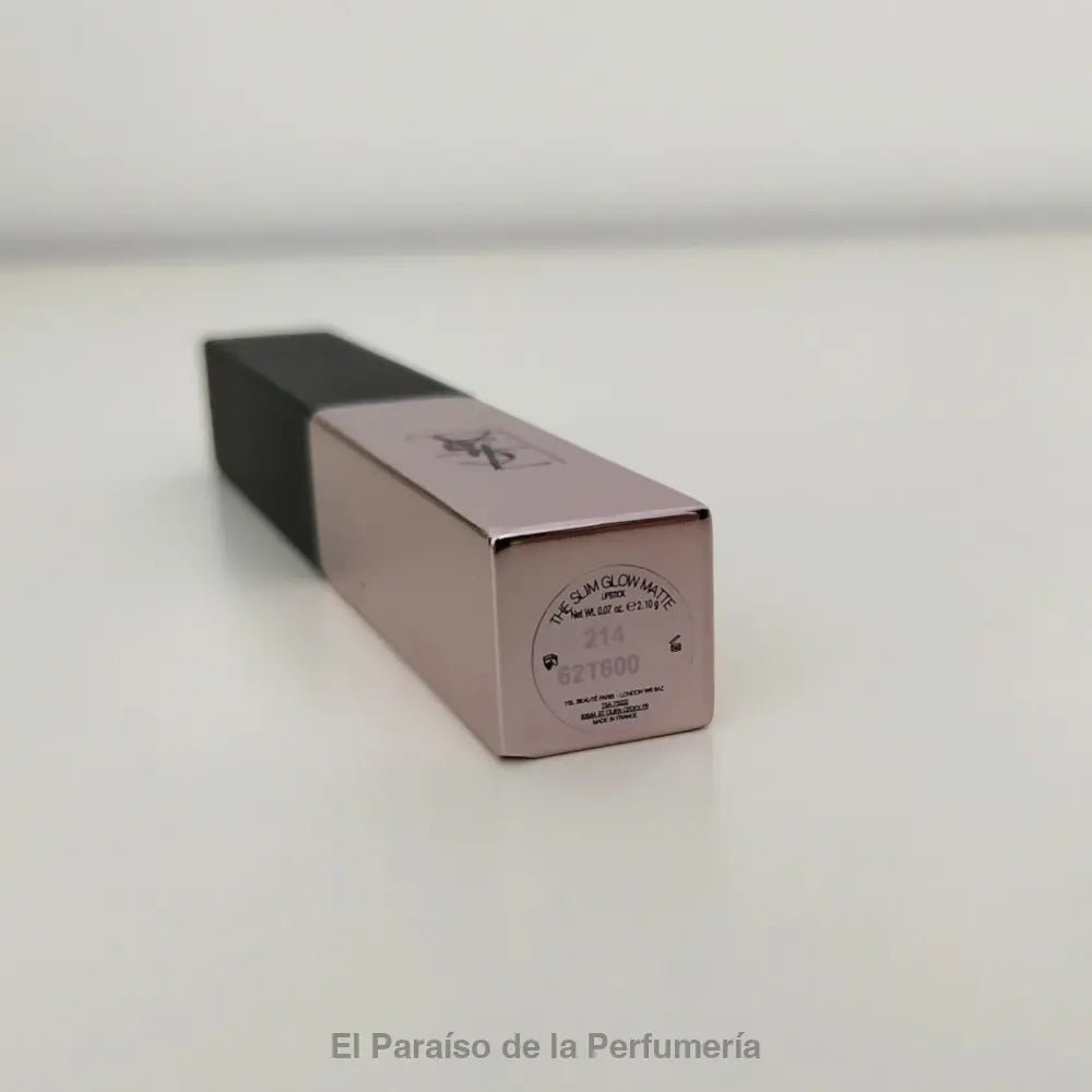 Rouge Pur Couture The Slim Glow Matte - 214 Illicit Orange - Barra de Labios - Barra de labios