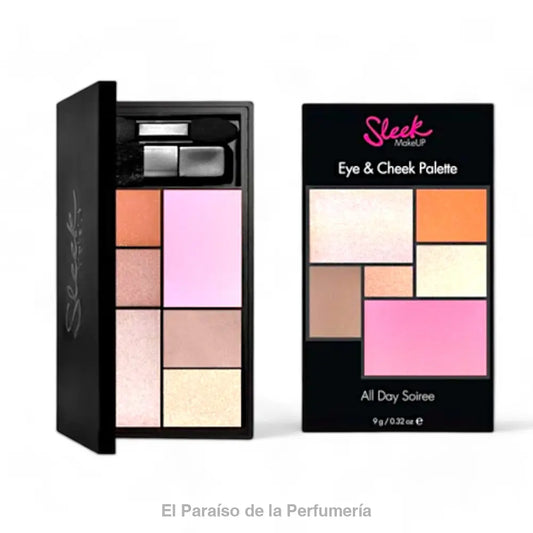 SLEEK Eye & Cheek Palette - All Day Soiree - paleta de sombras ojos
