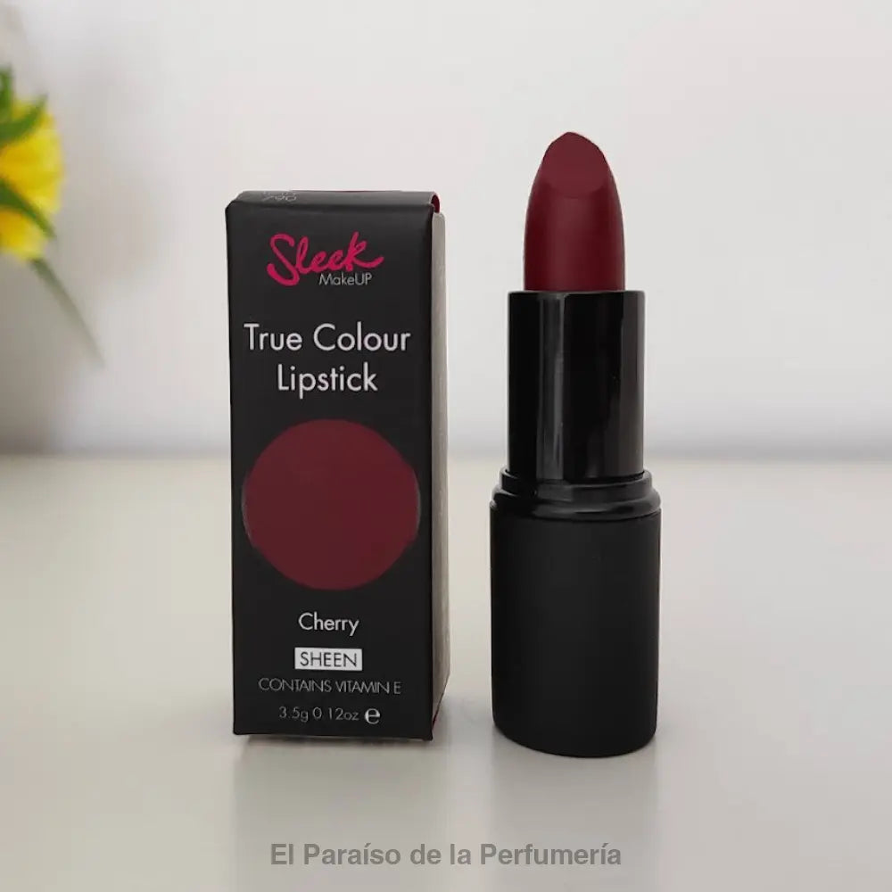 SLEEK True Colour Lipstick Sheen #Cherry - Barra de labios