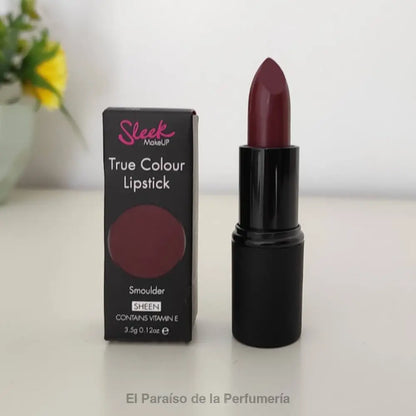 SLEEK True Colour Lipstick Sheen #Smoulder - Barra de labios