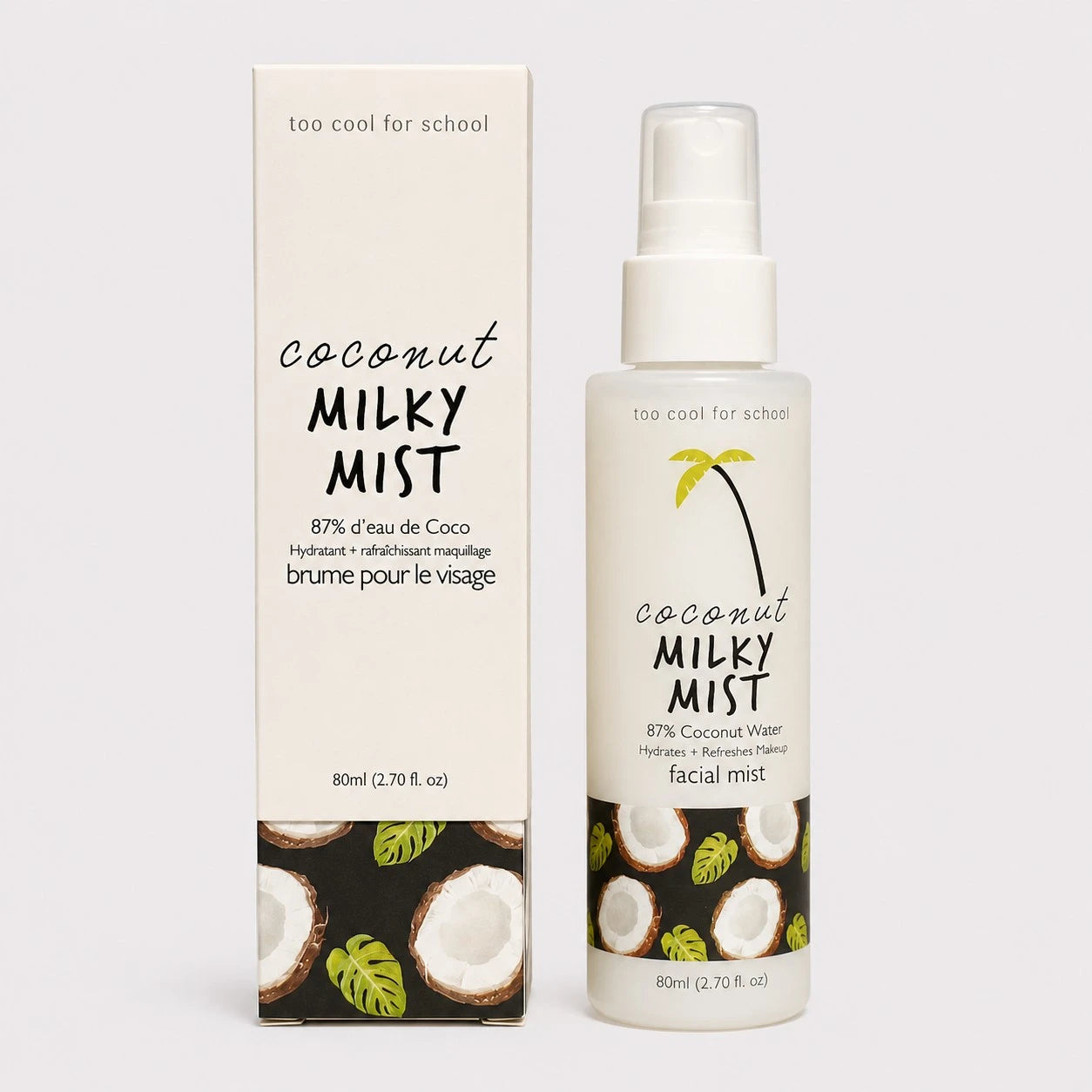 Too Cool For The School - Coconut Milky Mist Bruma Facial Hidratante