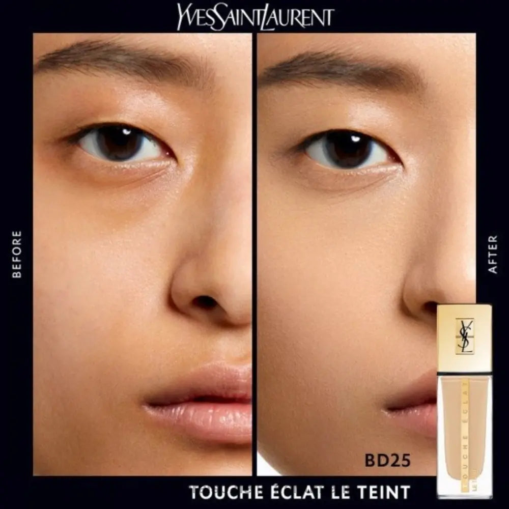 Touche Eclat Le Teint - BD25 Warm Beige - Base de Maquillaje - base de maquillaje